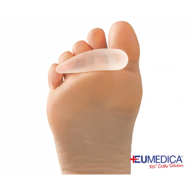 Cresta Eumedica de aceite gel de tres anillos para dedos en martillo