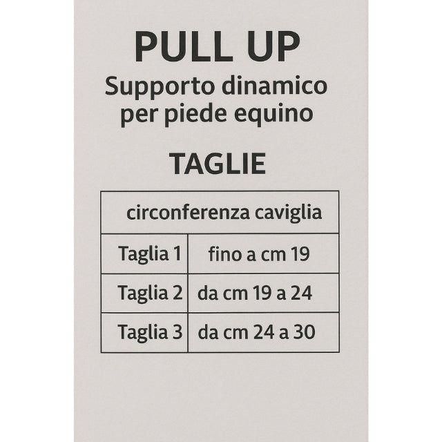 Soporte dinámico pie equino Tielle Camp Pull Up en tejido 3D