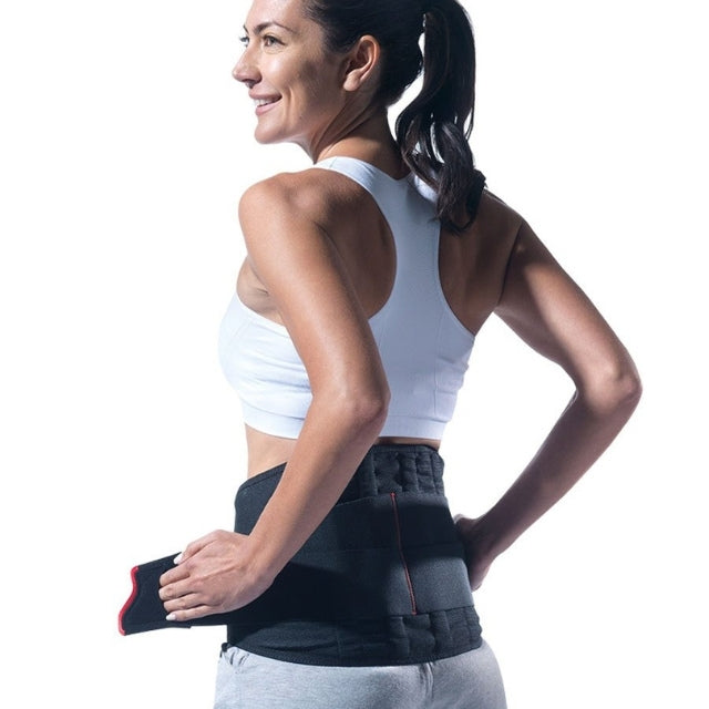 Faja lumbar transpirable DonJoy Porostrap con 4 varillas