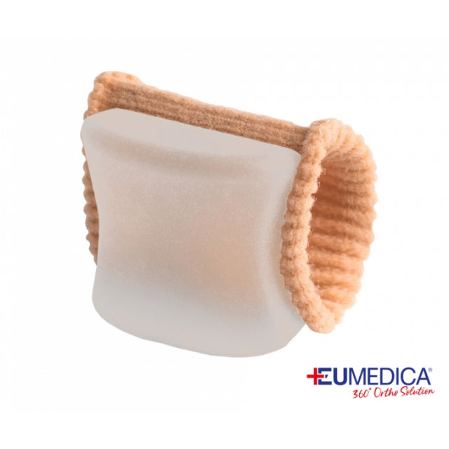 Écarteur d'orteils Eumedica avec gaine élastique et gel, taille M