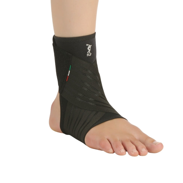 FGP Knöchelbandage mit Elastikgurten und Kompression, S-M-L