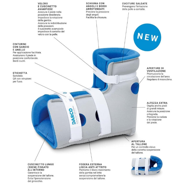Optima Molliter Heel Reliever heel offloading boot