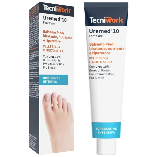 Uremed +10 bálsamo para pies con urea al 10 % para piel seca, 75 ml