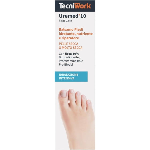 Uremed +10 bálsamo para pies con urea al 10 % para piel seca, 75 ml