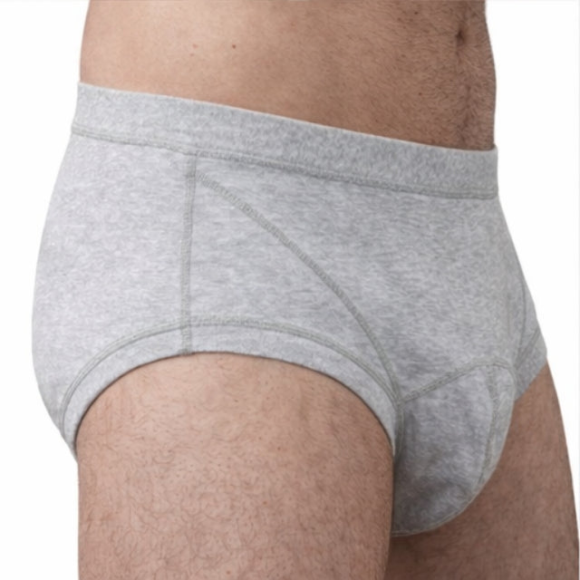 Kefrell inguinal hernia support briefs in cotton, pads included