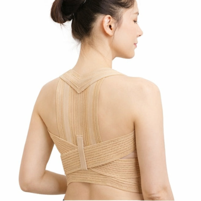Kefrell cross-strap posture corrector with spiral stays