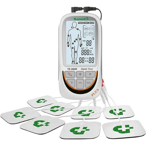 Tesmed TE-880R Plus EMS TENS Massage Stimulator, 73 Programmes