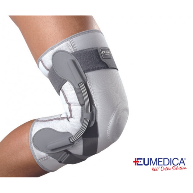 Eumedica Push med Kniebandage mit Blattfedergelenken PM2301G