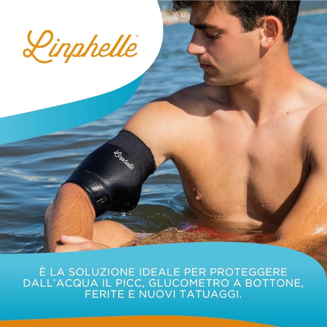 Linphelle Coverpicc protège-PICC étanche en néoprène