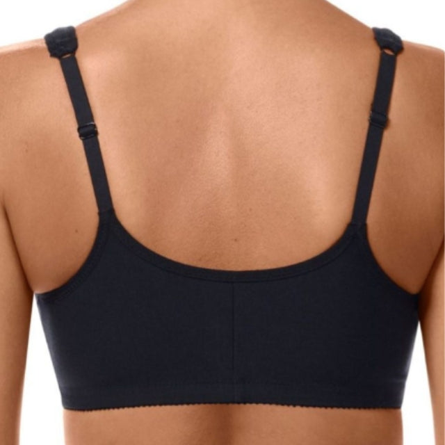 Amoena Fleur soutien-gorge noir sans armatures à fermeture devant