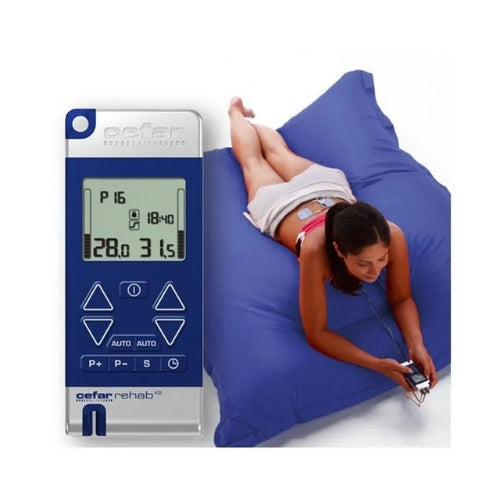 Chattanooga Cefar Rehab X2: 2-channel electrostimulator, 30 programs
