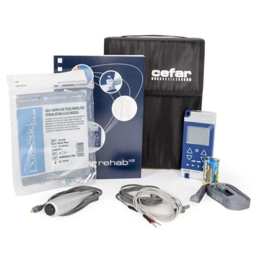 Chattanooga Cefar Rehab X2: 2-channel electrostimulator, 30 programs