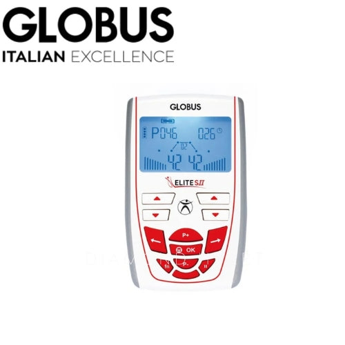 Globus Elite SII, electroestimulador de 2 canales con 100 programas