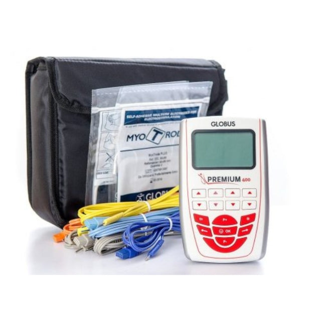 Globus Premium 400 Elektrostimulator für TENS, Reha und Sport