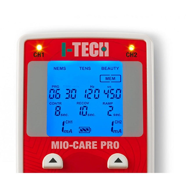 I-Tech Mio-Care Pro, electroestimulador TENS, NEMS y Beauty 2 canales