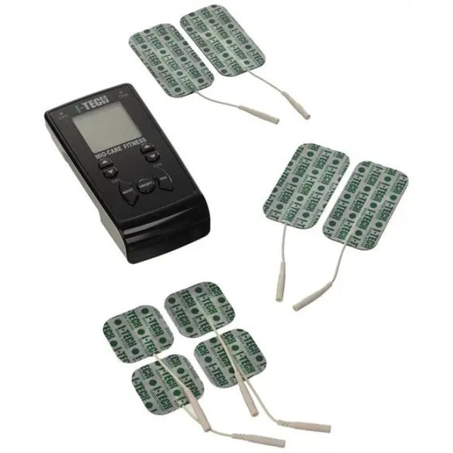 I-Tech Mio-Care Fitness Elektrostimulator mit 2 Kanälen, 60 Programme