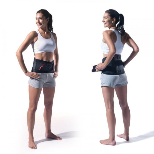 Faja lumbar transpirable DonJoy Porostrap con 4 varillas
