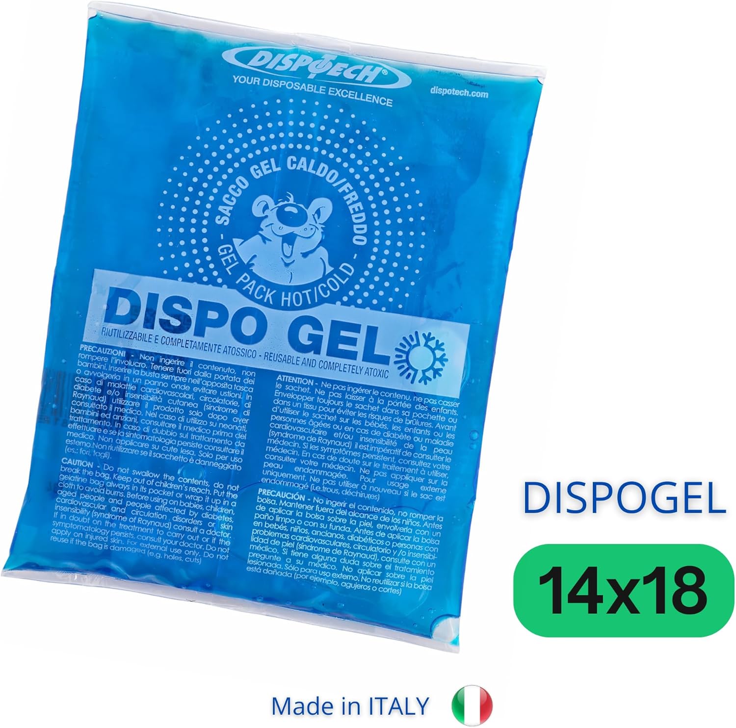 Bolsa de gel frío y calor reutilizable Moretti Medygel ST407