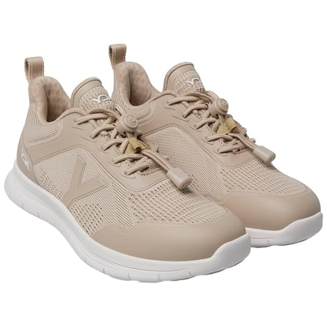 Zapatillas biomecánicas YDA Fresh Optima Molliter beige, suela Rocker