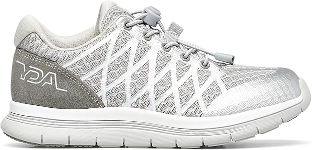 Optima Molliter YDA Silver, sneaker femme à semelle grise