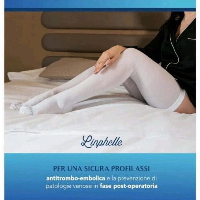 Linphelle Thigh-High Anti-Embolism Stockings K1 18-21 mmHg