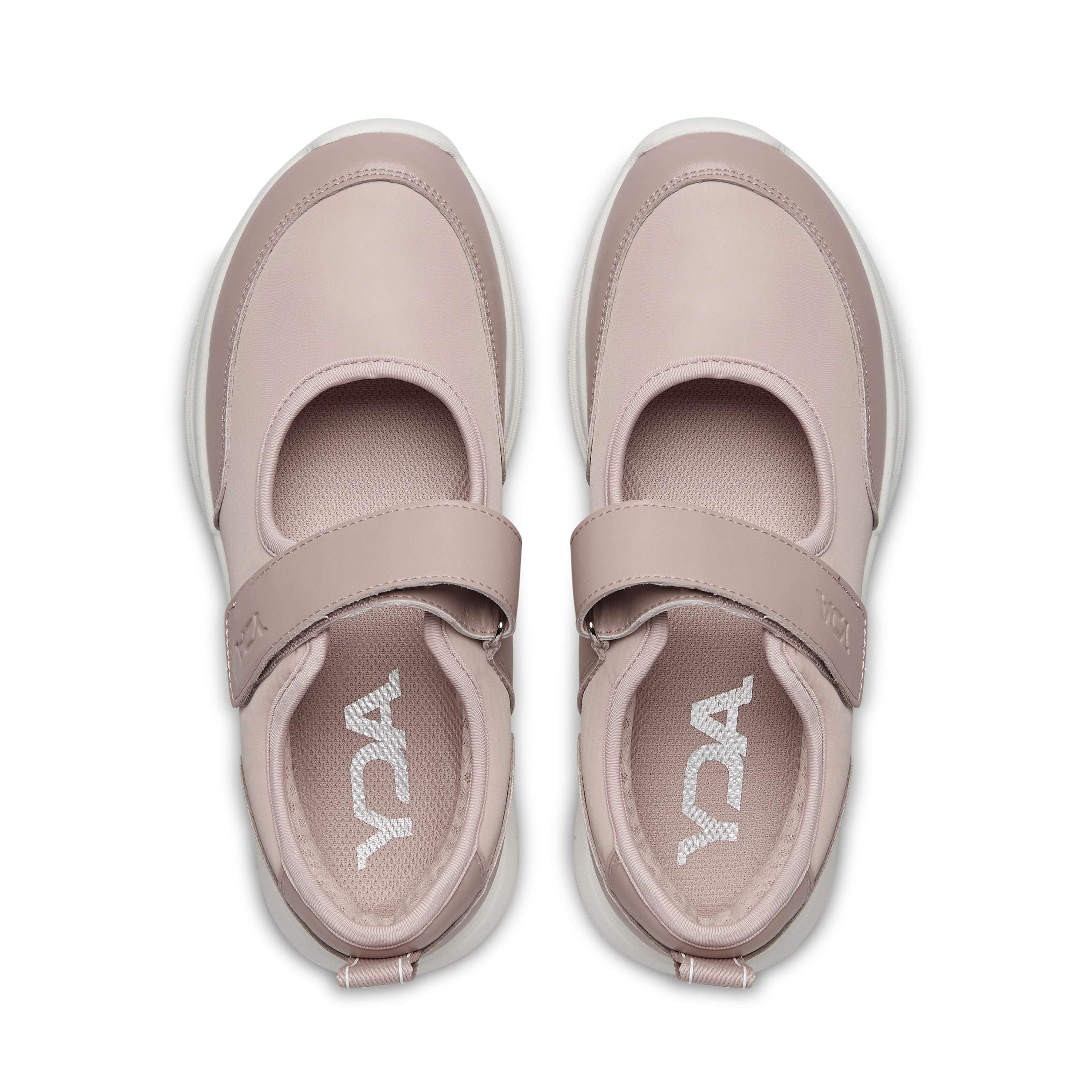 YDA Roby Optima Molliter Nude Sneakers, Hook-and-Loop, Rocker Sole