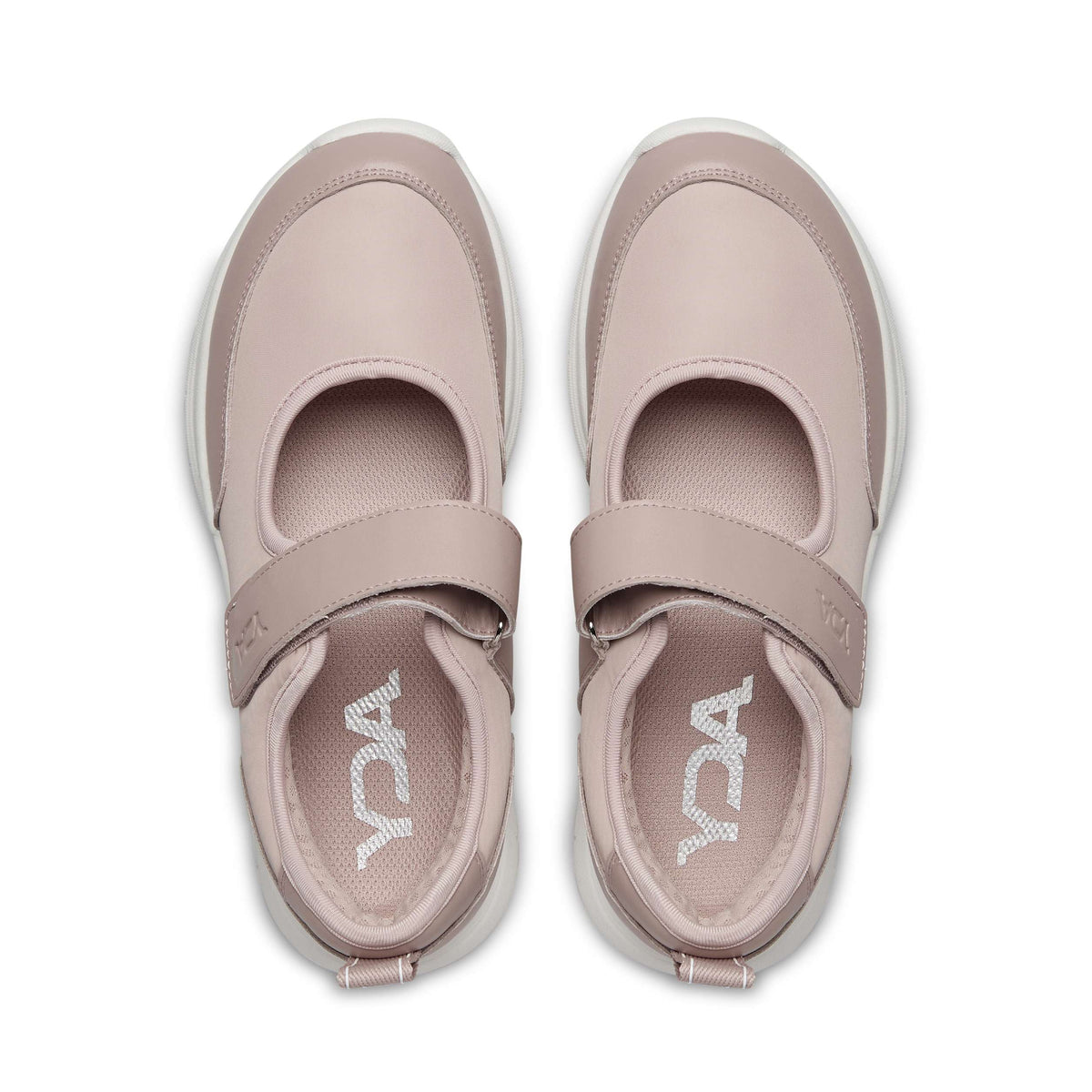 YDA Roby Optima Molliter Nude Sneakers, Hook-and-Loop, Rocker Sole