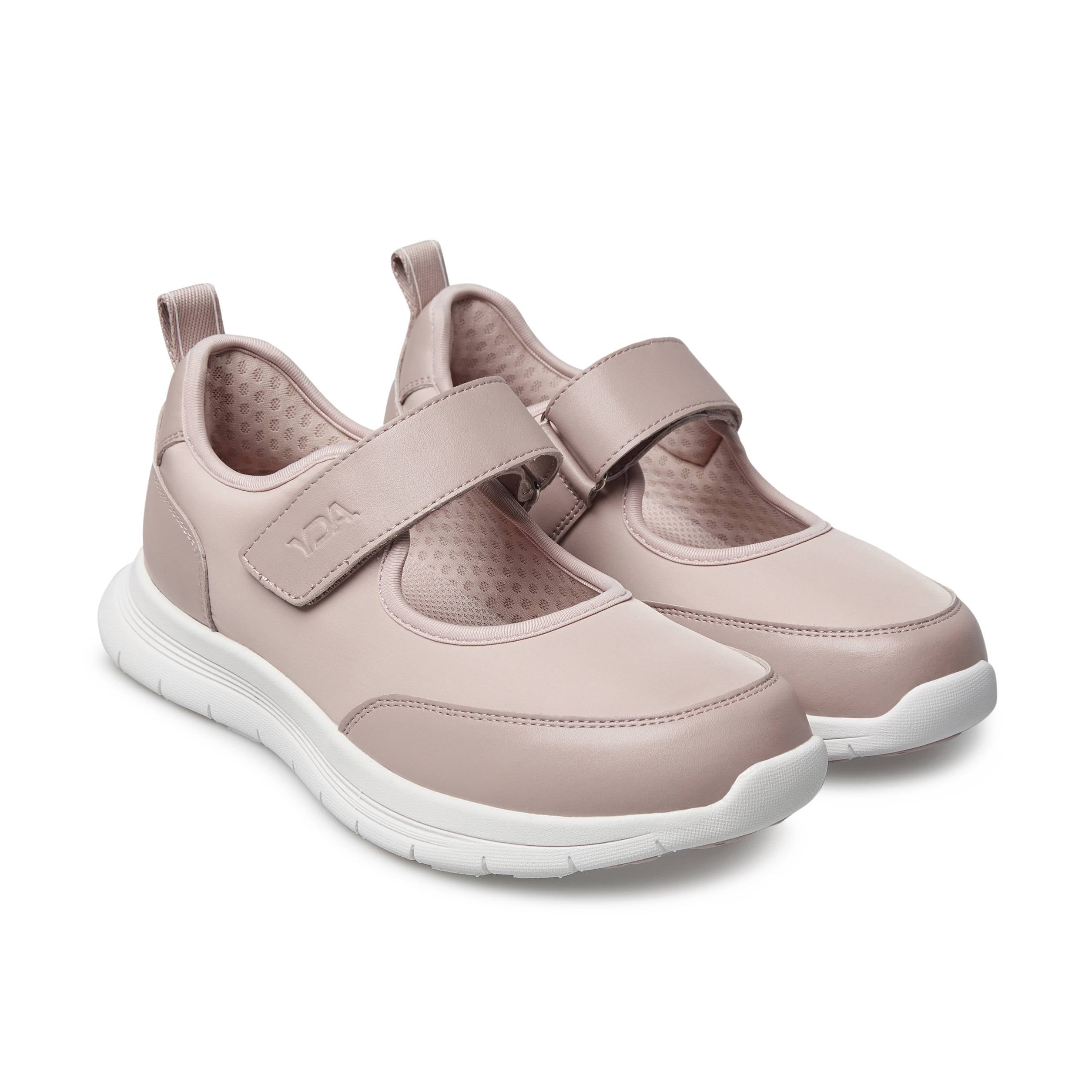 YDA Roby Optima Molliter Nude Sneakers, Hook-and-Loop, Rocker Sole