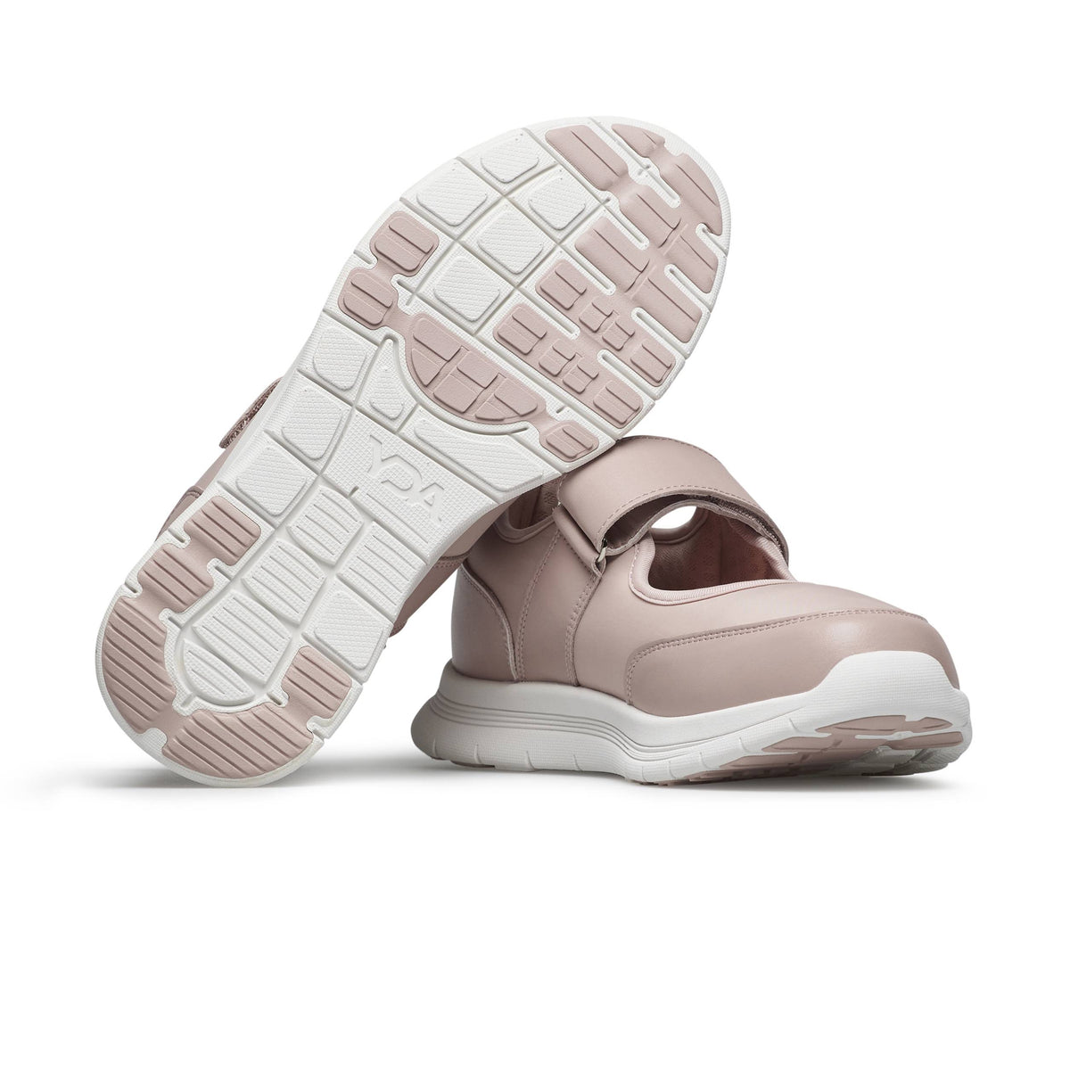 YDA Roby Optima Molliter Nude Sneakers, Hook-and-Loop, Rocker Sole