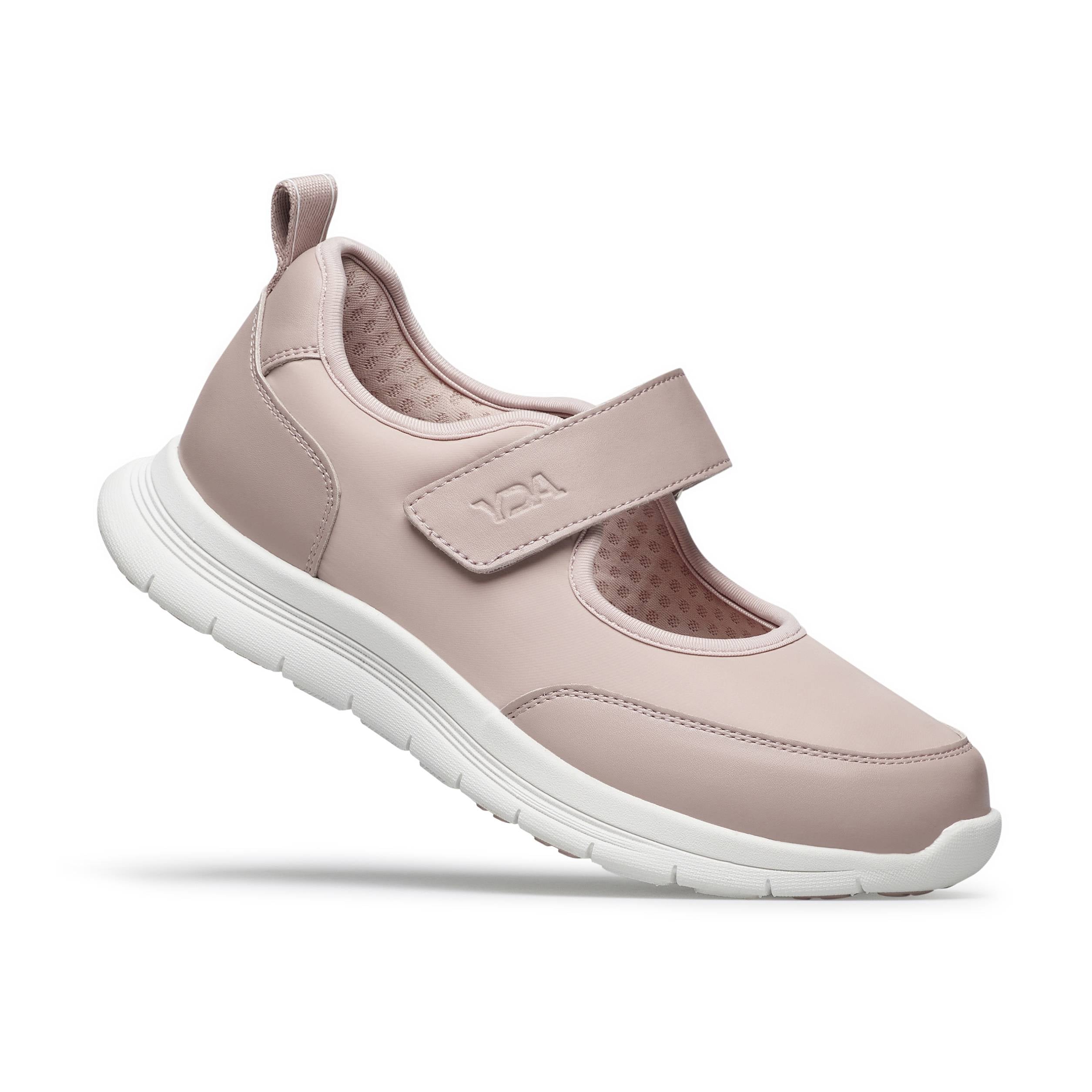 YDA Roby Optima Molliter Nude Sneakers, Hook-and-Loop, Rocker Sole