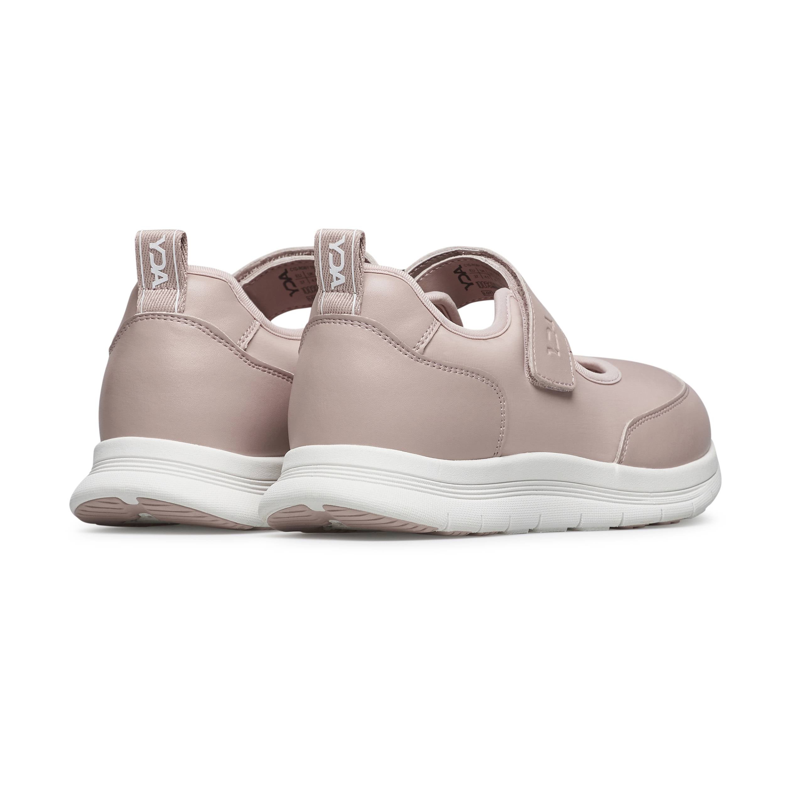 YDA Roby Optima Molliter Nude Sneakers, Hook-and-Loop, Rocker Sole
