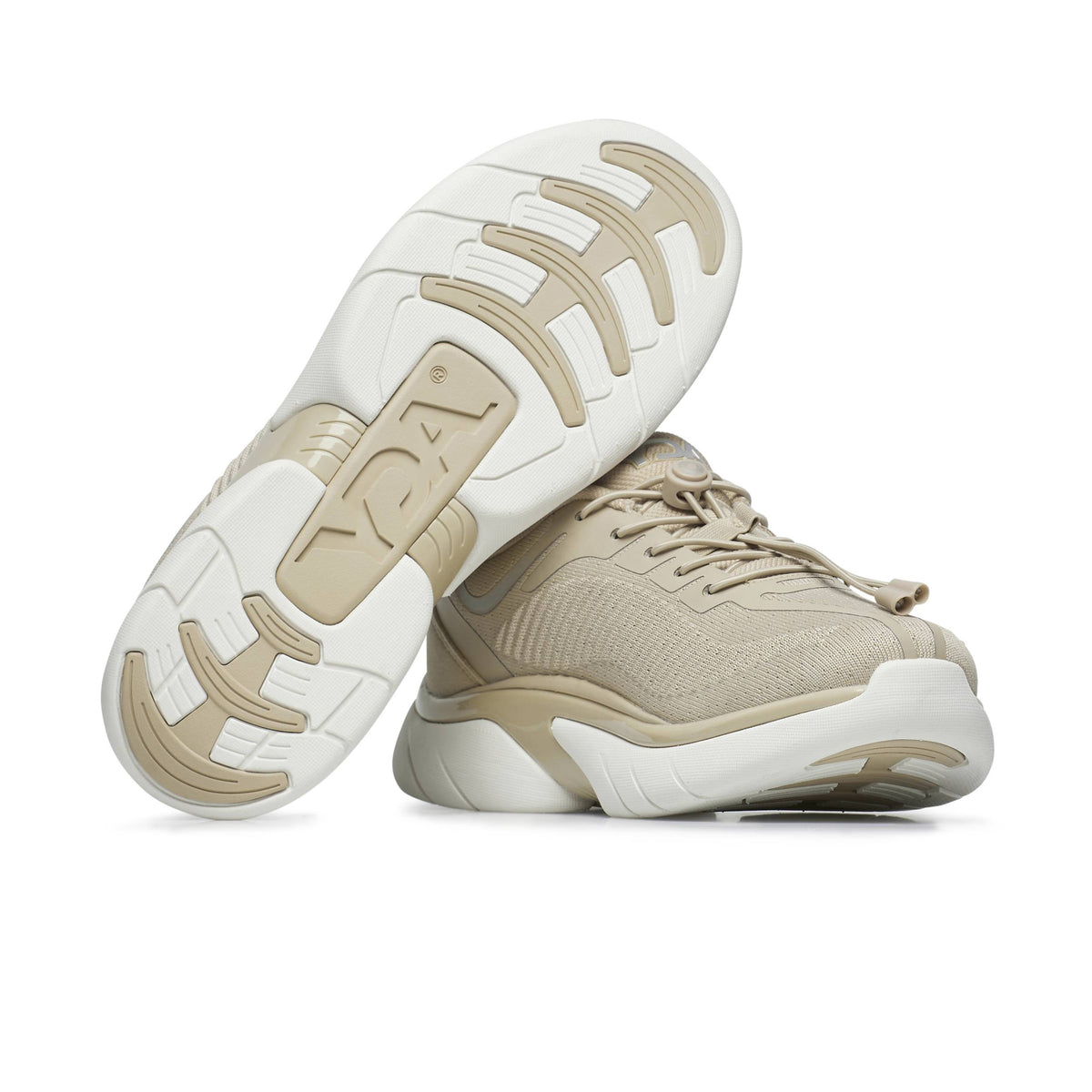 Zapatilla YDA Cairn C20 beige de tech-knit, Optima Molliter