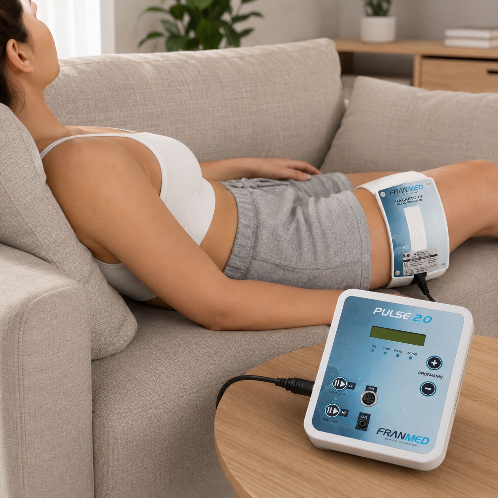 FranMed Pulse 2.0 Magnetfeldtherapiegerät HF und NF, 106 Programme
