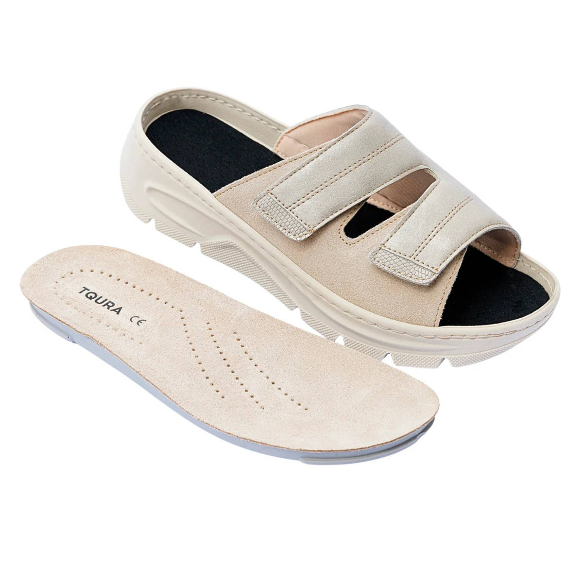 Optima Molliter IRIS Orthopedic Leather Slipper, TQURA Line