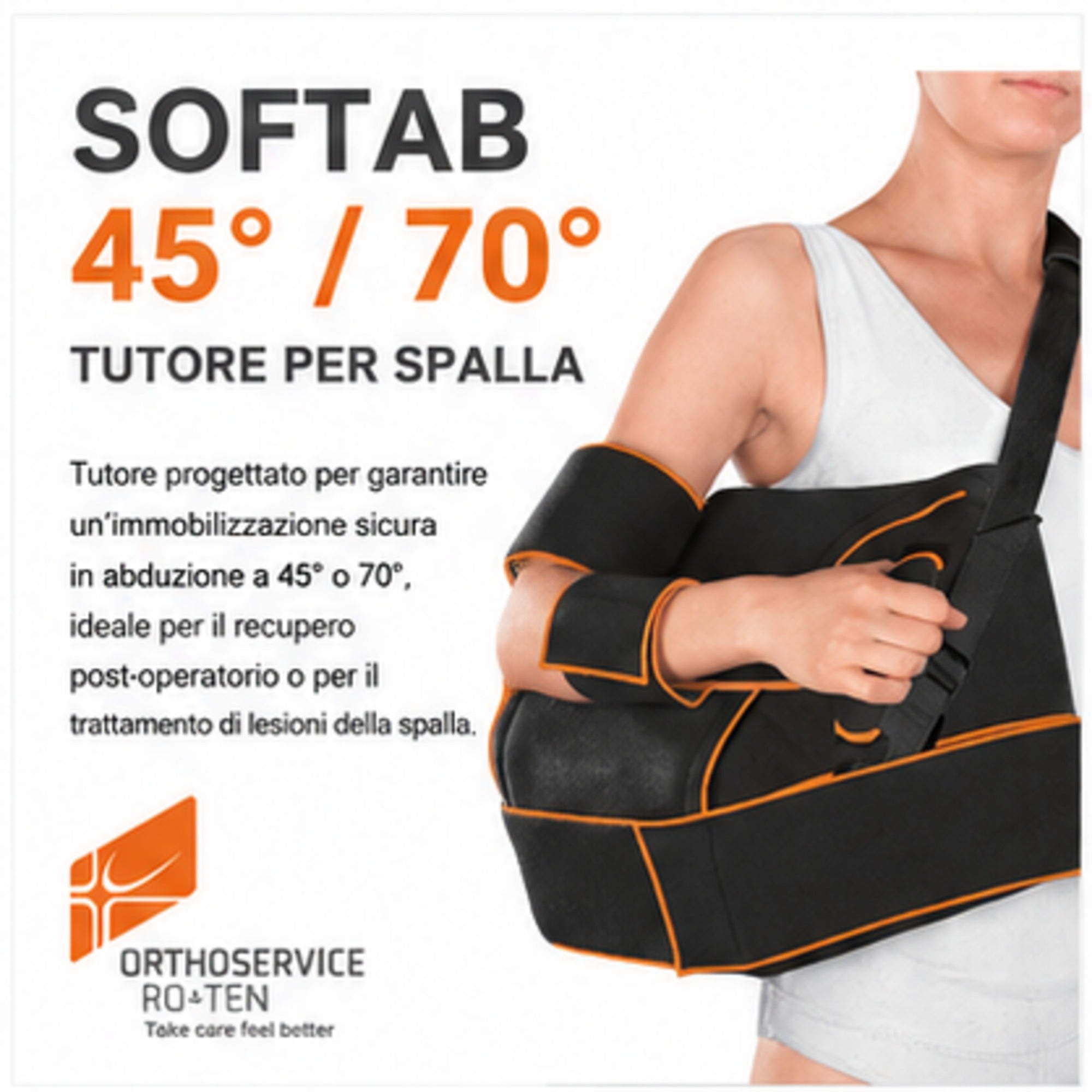 Roten Softab Shoulder Abduction Pillow, Adjustable 45° or 70°