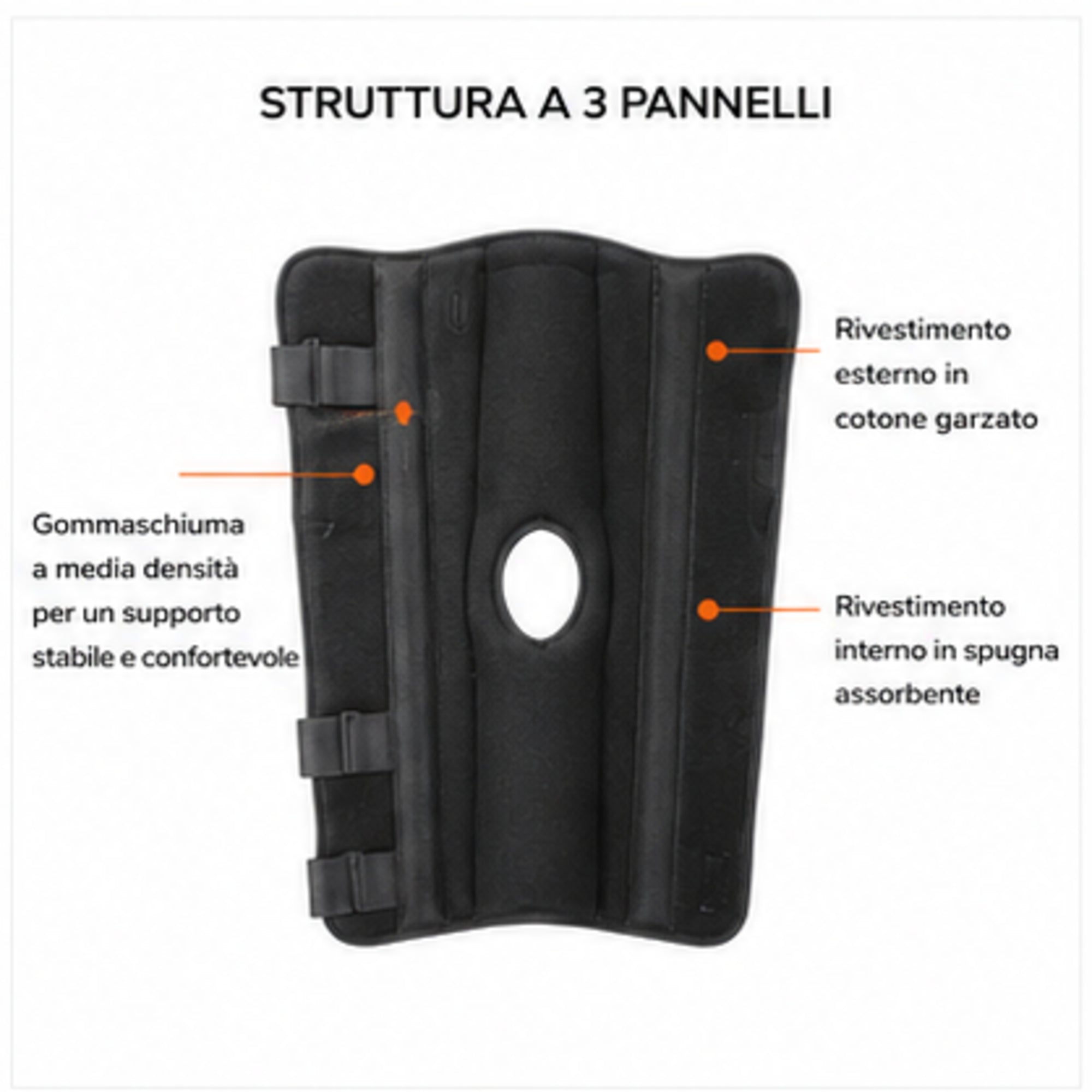 Roten Immok immobilisateur de genou à 0°, longueur 50 cm