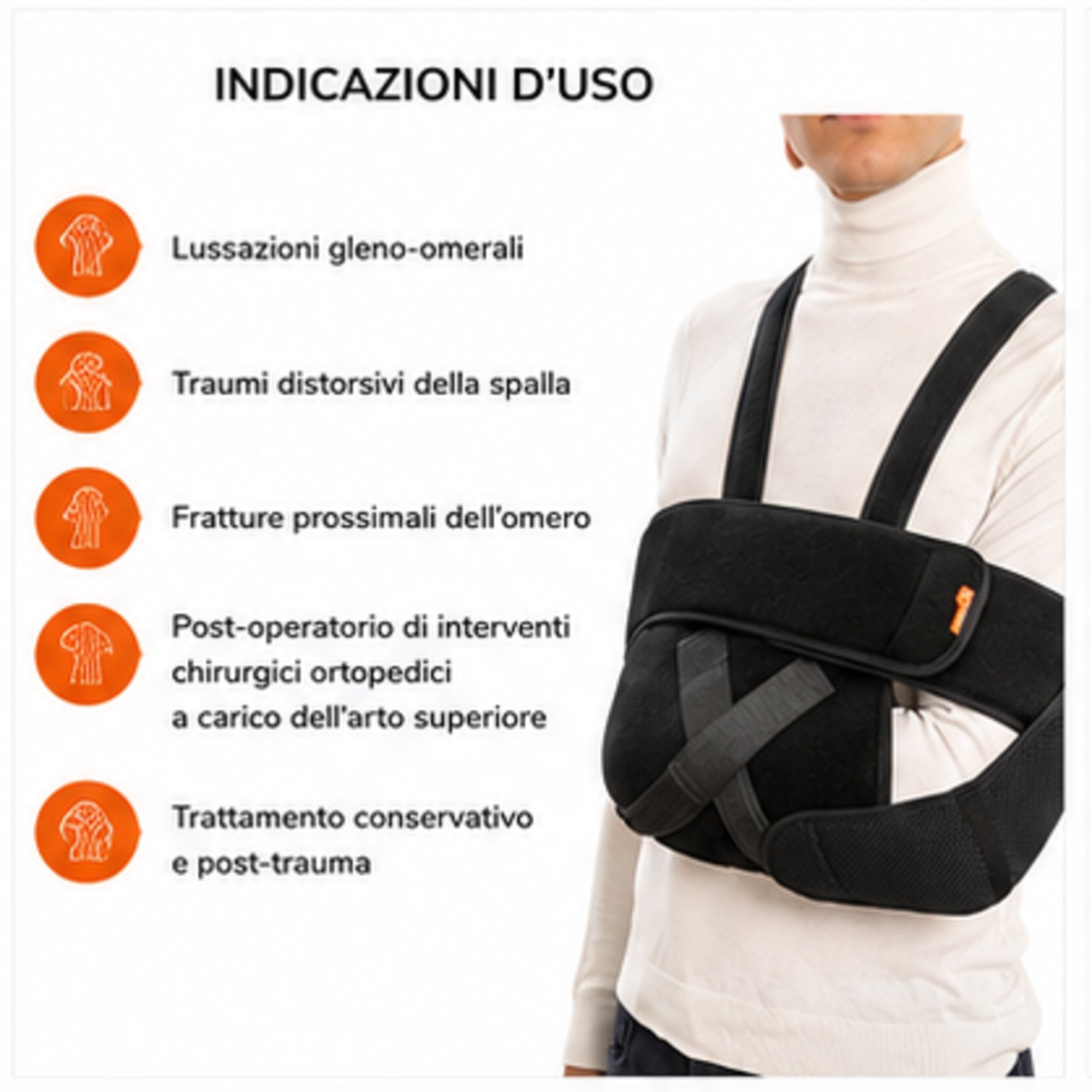 Inmovilizador hombro y brazo Roten Shouldfix II, bolsillo de codo