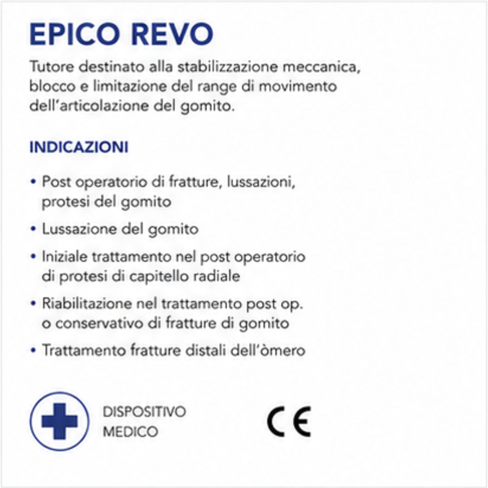 FGP Epico-Revo hinged post-operative elbow brace