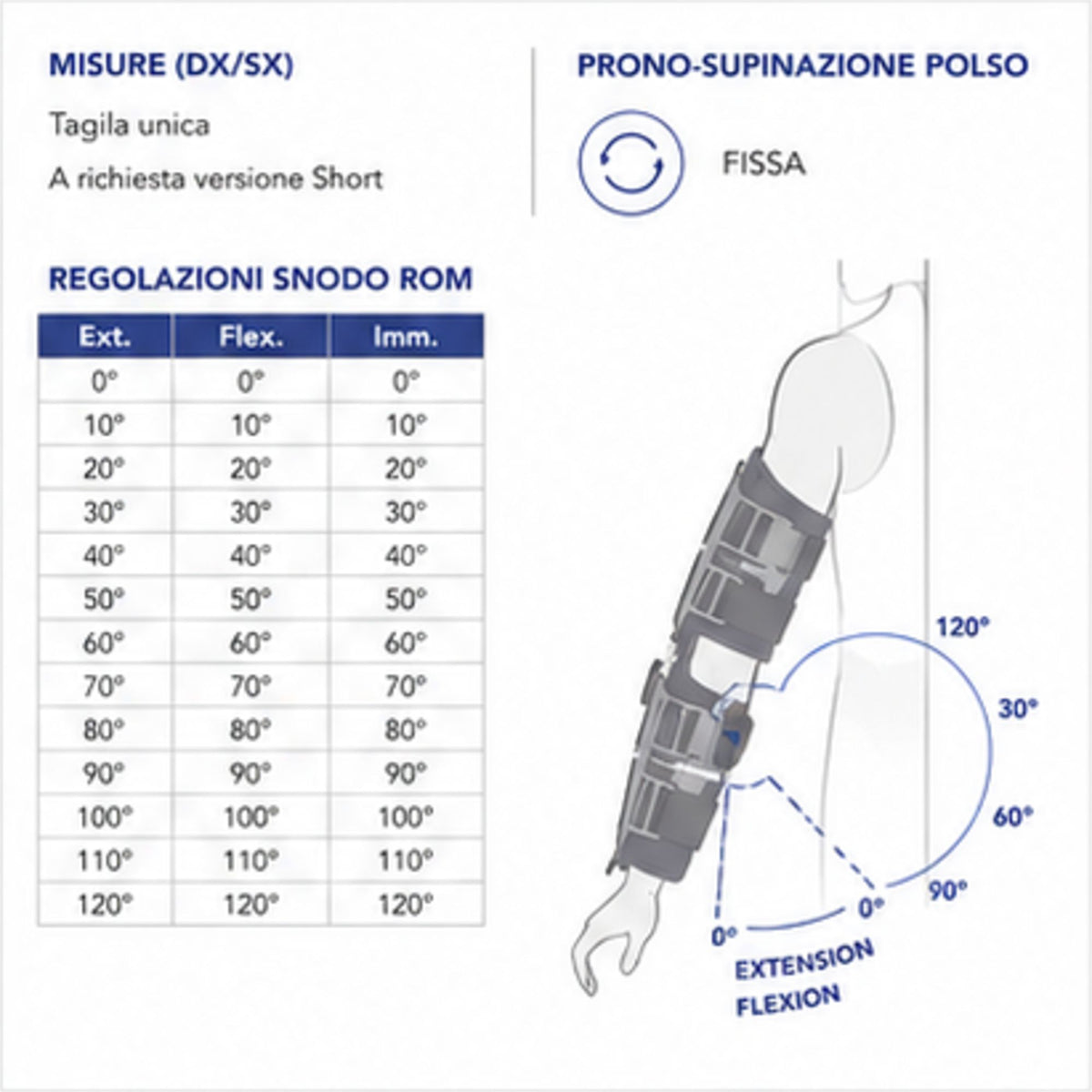 FGP Epico-Revo hinged post-operative elbow brace