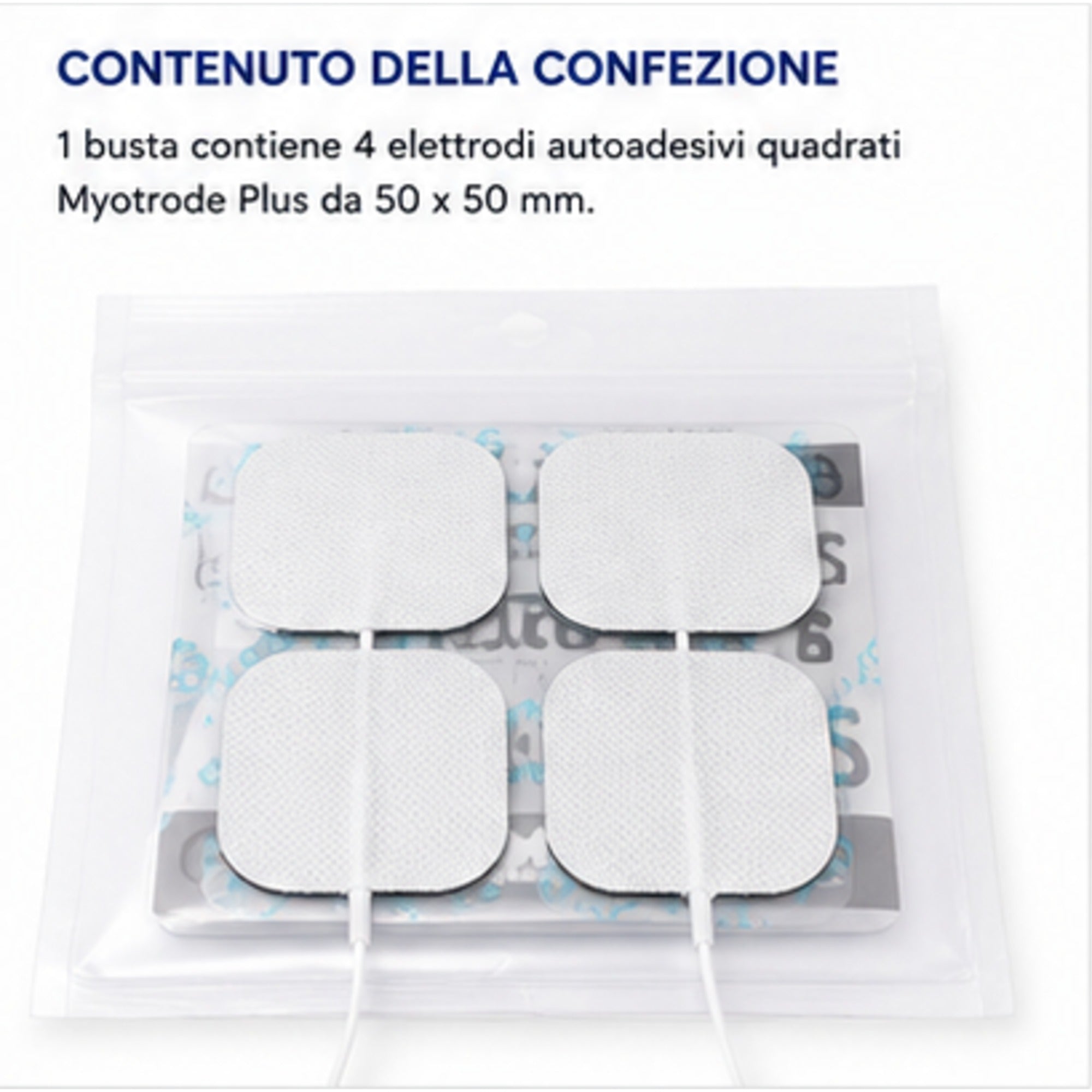 Globus Myotrode Plus Self-Adhesive Pin Electrodes 50x50 mm, 4 Pack