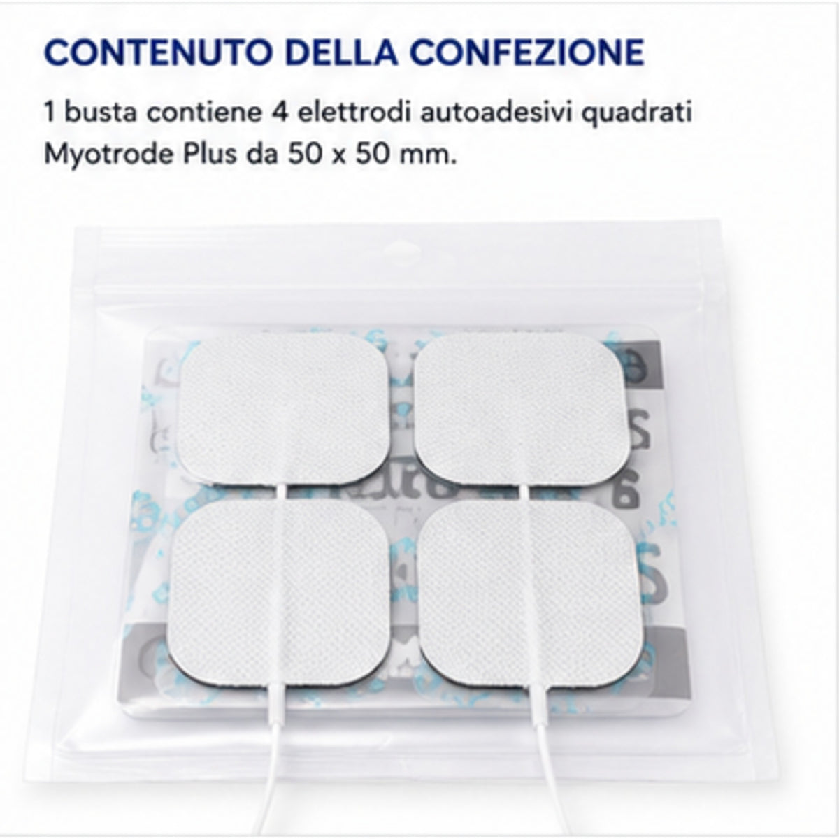 Globus Myotrode Plus Self-Adhesive Pin Electrodes 50x50 mm, 4 Pack