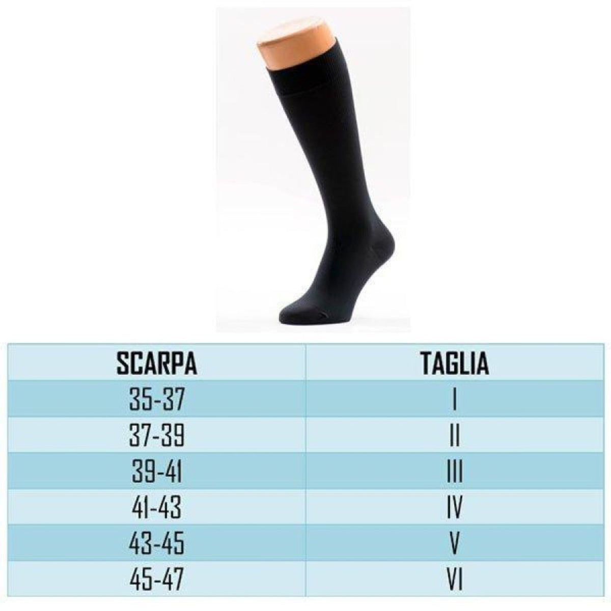 Medi Swing Man Cotton men's 21 mmHg knee-high cotton socks