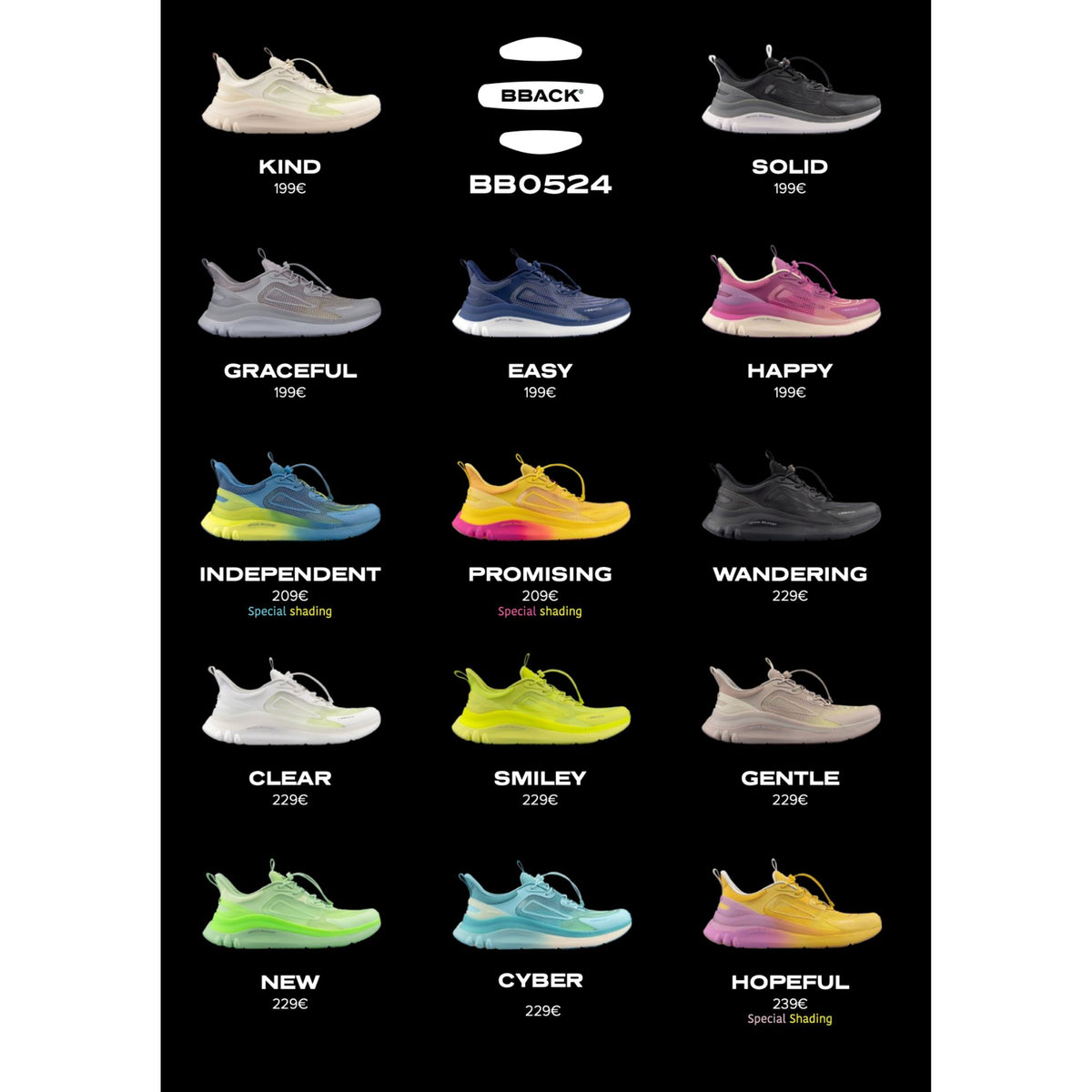 BBACK BB0524: biomechanischer Sneaker mit Diapason-Einsatz