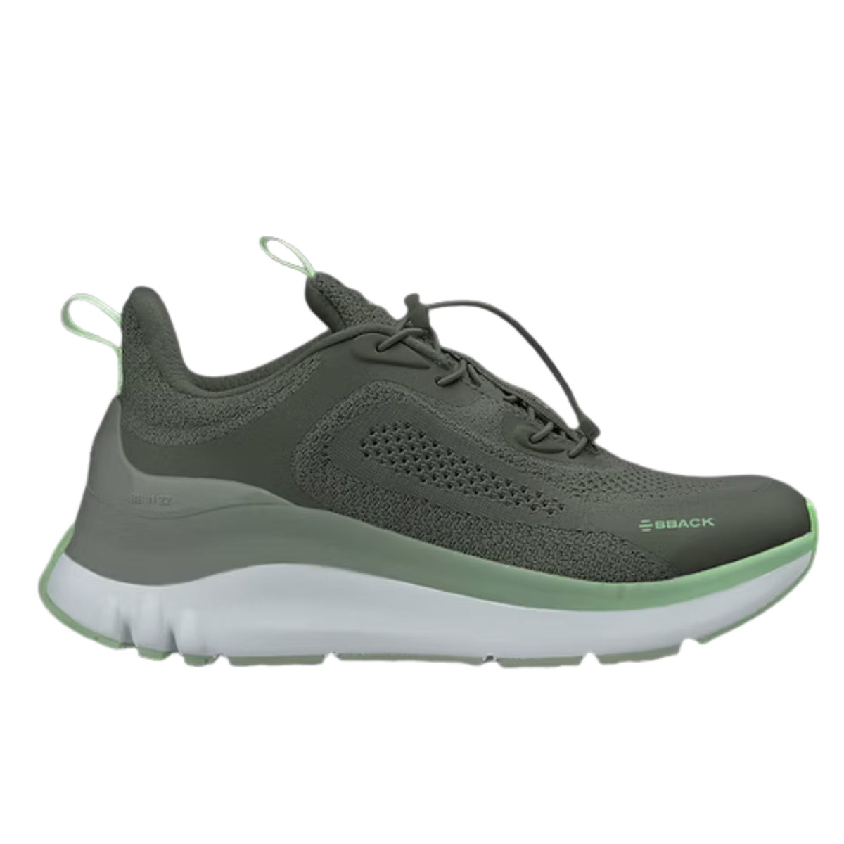 BBACK Relaxed Biomechanical Sneaker with Slider Closure